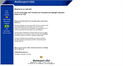 Desktop Screenshot of multiexportusa.com