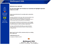 Tablet Screenshot of multiexportusa.com